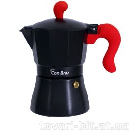 Кликните для увеличения изображения Гейзерная кофеварка CB-6603 красная